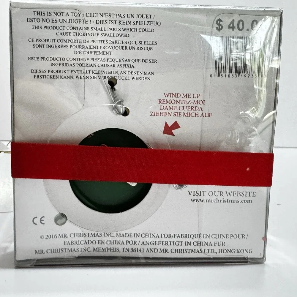 Mr. Christmas Animated Musical Tree Music Deck The Halls Wind Up